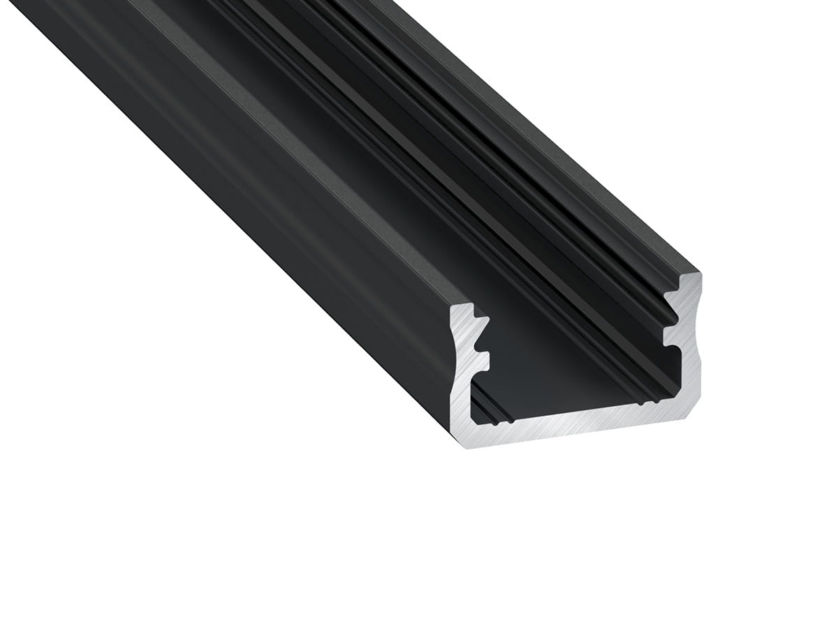 Profil nawierzchniowy A czarny anodowany 1m